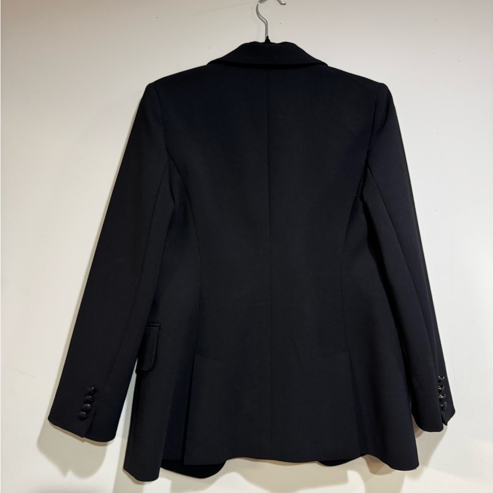 MaxMara Black Single-Button Wool Blazer - Picture 11 of 16